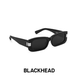 BLACKHEAD 防紫外线 黑头窄框logo墨镜男生高级感女士欧美情侣新款