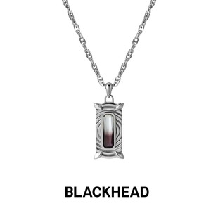【韩东君同款】BLACKHEAD/黑头黑胶浪潮系列骨碟渐变毛衣链原创