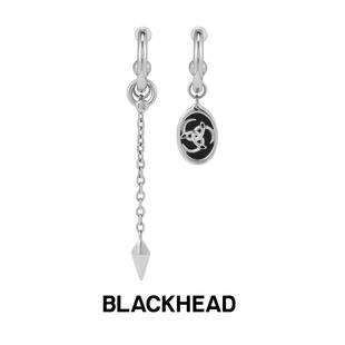 黑頭叁蛇靈引系列叁蛇環不對稱耳環 BLACKHEAD