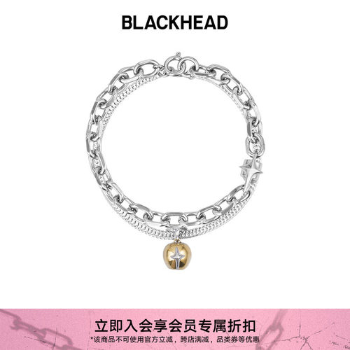 BLACKHEAD情侣choker双层手链