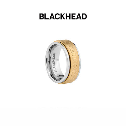 blackhead俄语张云雷钛钢戒指