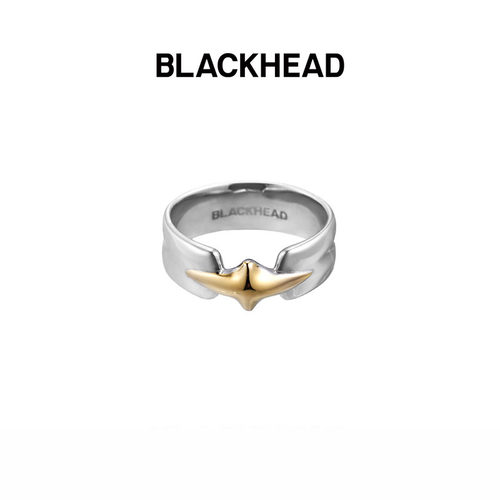 BLACKHEAD情侣芒星装饰戒指