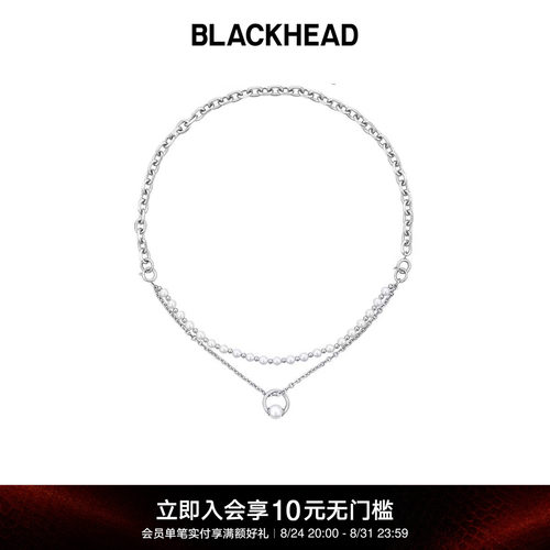 BLACKHEAD情侣多种戴法珍珠项链