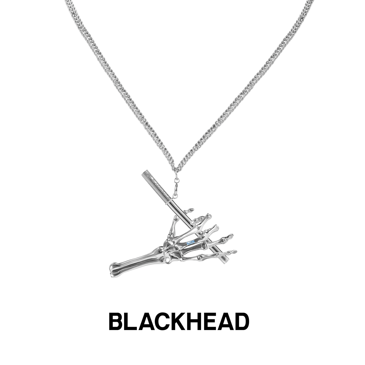BLACKHEAD/黑头吊坠项链夸张毛衣链男士中秋礼盒礼物女生情侣配饰