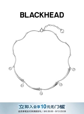 BLACKHEAD/黑头出逃舞会系列花瓣吊坠拼接项链个性简约原创设计新