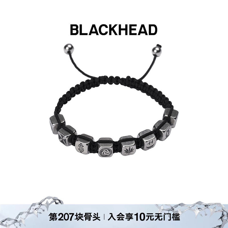 blackhead男女同款串珠手链图片