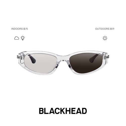 BLACKHEAD窄方框骨骼墨镜