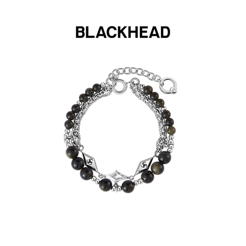 BLACKHEAD三蛇菱形金耀石手链
