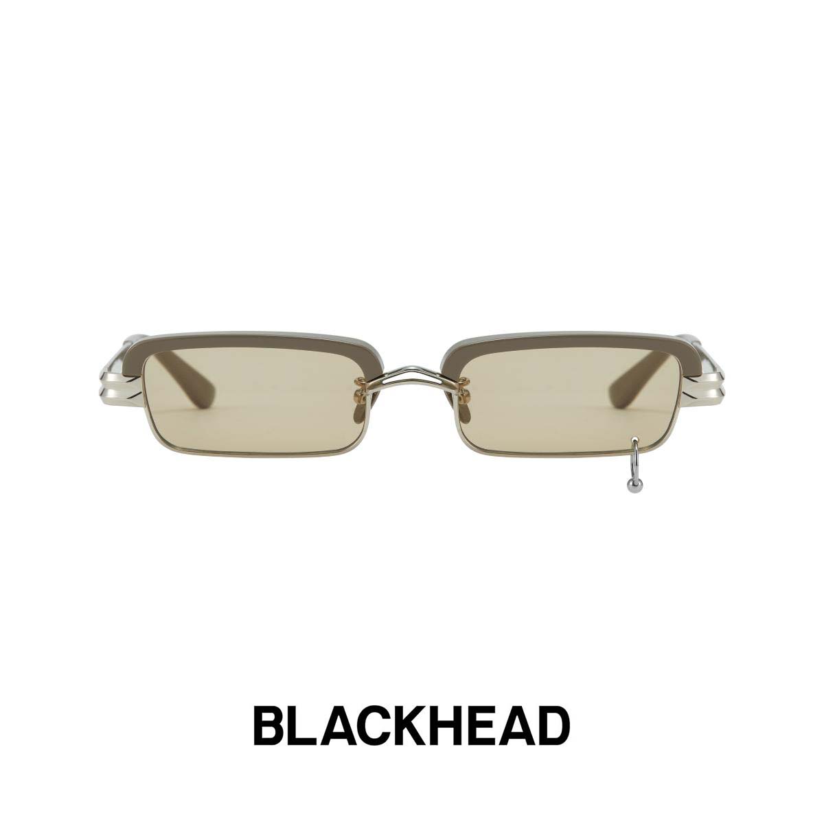 BLACKHEAD/黑头叁蛇灵引系列原创设计金属复古窄框时尚墨镜男女