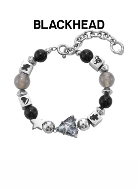 【颜人中同款】BLACKHEAD/黑头圣诞述系列圣诞树串珠手链原创设计