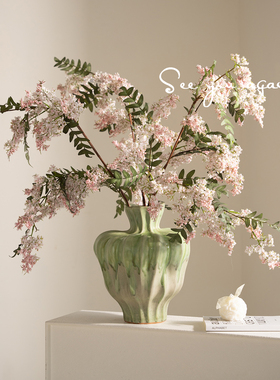 小清新花瓶复古高级感ins风水培鲜花客厅插花艺术感餐桌陶瓷摆件