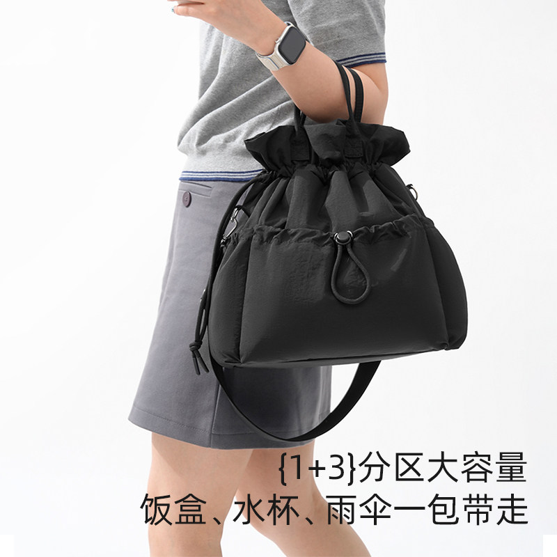 饭盒包便当袋手提包通勤便携大容量小学生上班族午餐饭包保温饭袋