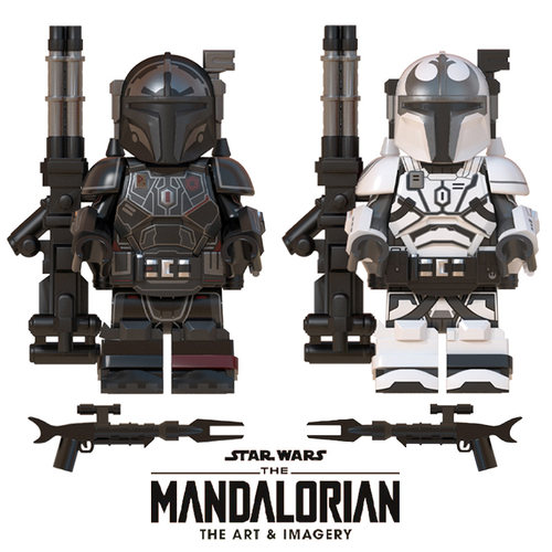 重装曼达洛人星球大战拼装积木