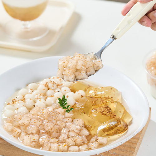 桂花阿达子小料芋圆四果汤纯手工