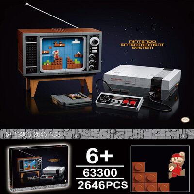 超级马里奥任天堂NES红白机积木