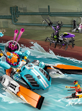 中国积木悟空小侠80014沙大力战艇男孩子益智拼装西游记玩具11574