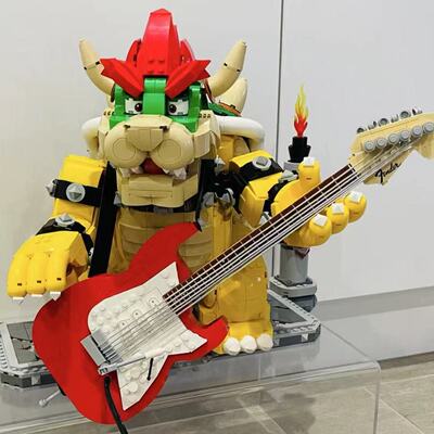 马里奥71411强大的酷霸王积木