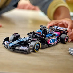 中国积木77248 BWT Alpine F1车队 A524赛车男孩子拼装玩具礼物