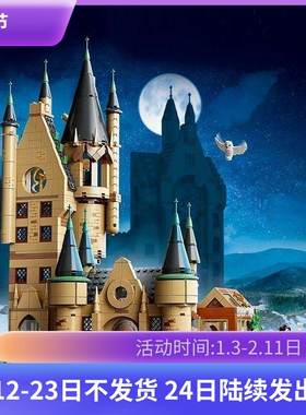 哈利波特霍格沃茨天文塔75969儿童益智拼装中国积木玩具礼物11573