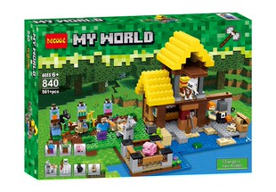 我的世界新农场小屋21144儿童益智拼装乐高中国积木玩具礼物18039