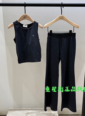 littlemoco国内代购26年夏款女童速干运动背心长裤套装KBF2SUT017