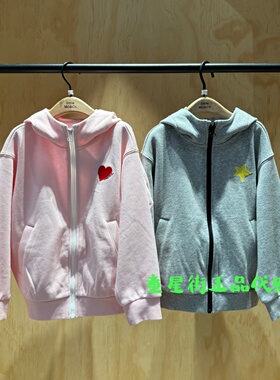 little moco童装正品26年春款男女童连帽休闲卫衣KBF1JKTT01奥