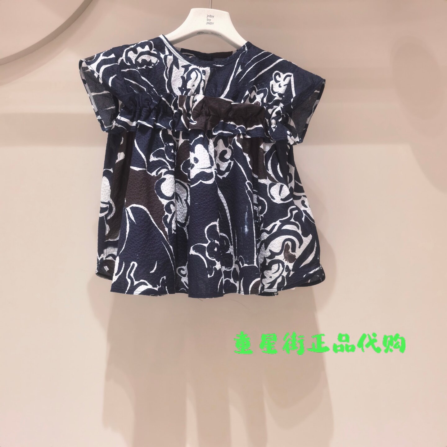 小江南童装国内代购26年秋款男女童女童短袖衬衫1Q7214530