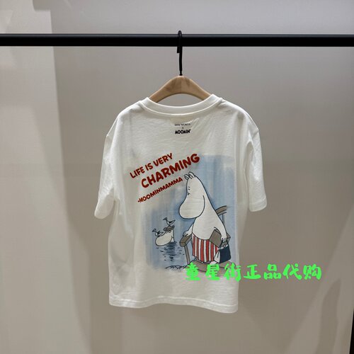 littlemoco童装正品26年夏款男女童短袖休闲T恤KBF2TEE030