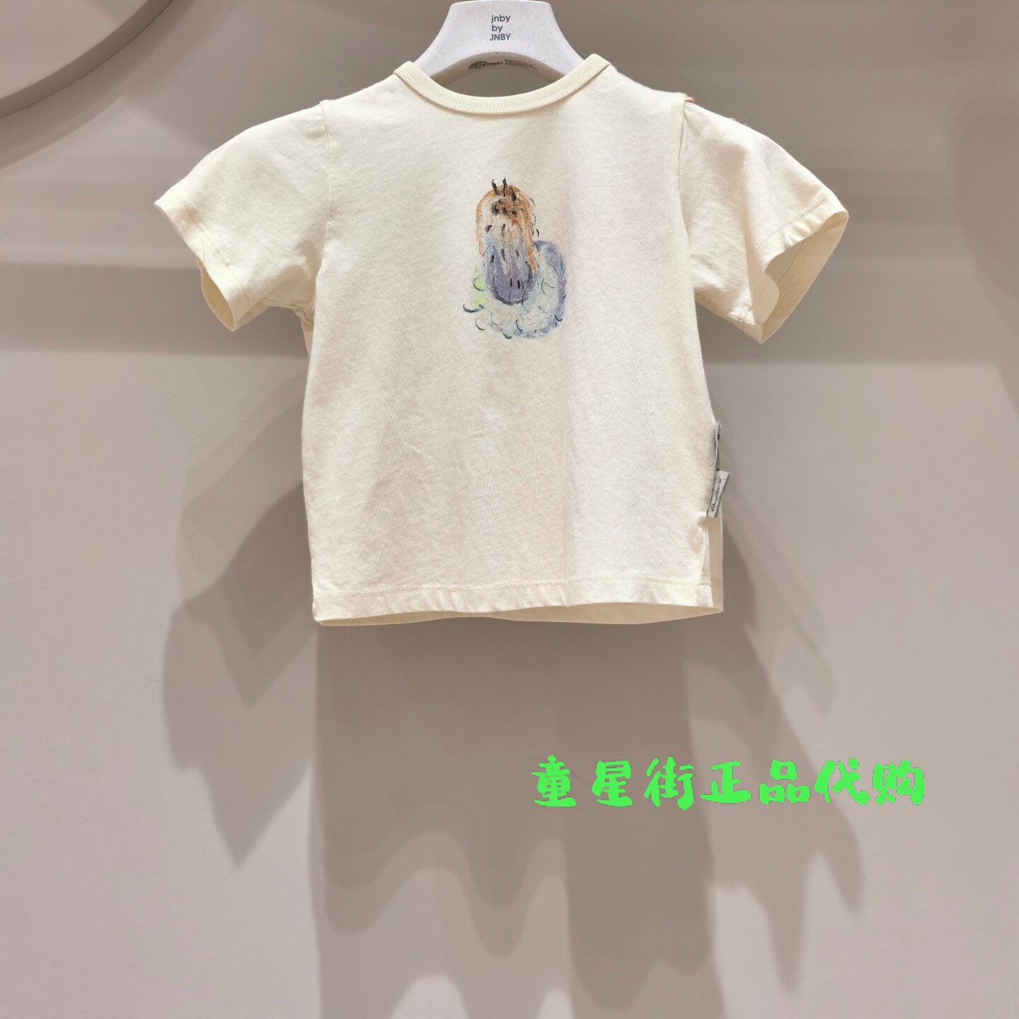 小江南童装国内代购26夏款女童婴童印花休闲短袖T恤YQ6110520