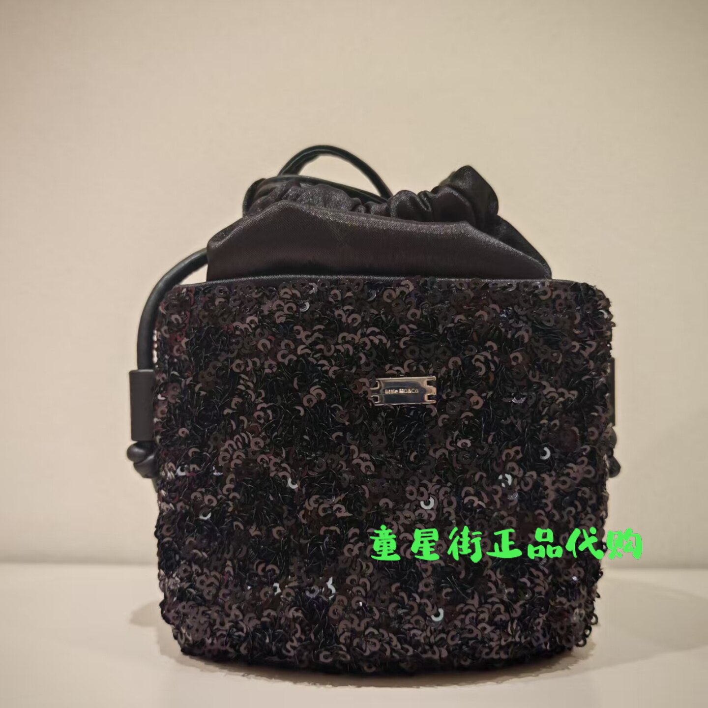 little moco童装正品26年春款女童珠片绣时尚斜挎包KBF1GWP002