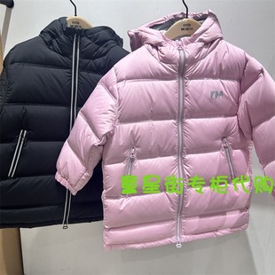 little moco专柜正品24年冬款男女童中长款羽绒服外套4EIN043