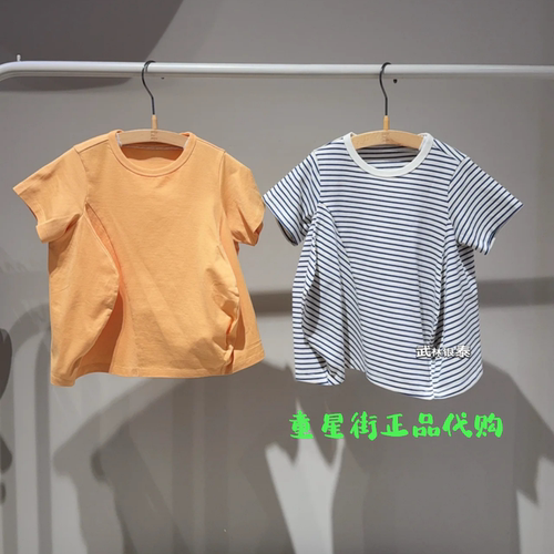 小江南童装国内代购26夏款男女童设计师款花瓣短袖T恤1Q4113500