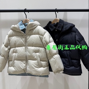 little moco专柜正品25年冬款男女童假两件羽绒服外套KBE4EIN046