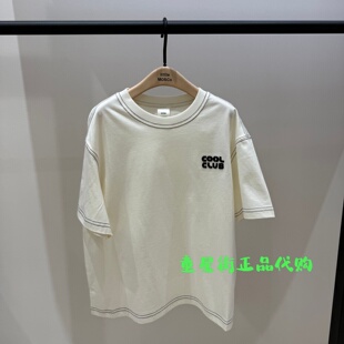 littlemoco童装正品26年春款男女童休闲短袖T恤KBF1TEE023