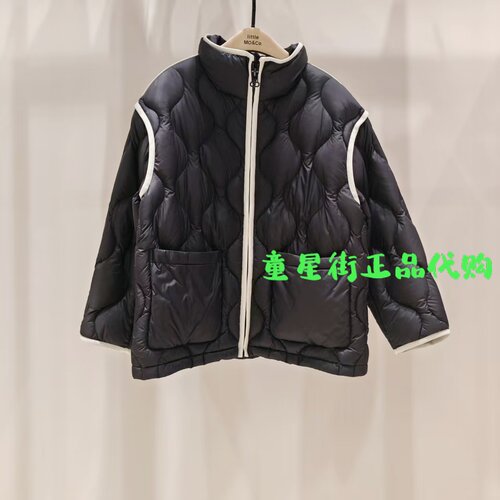 little moco专柜正品25年冬款男女童立领羽绒服外套KBE4EIN030