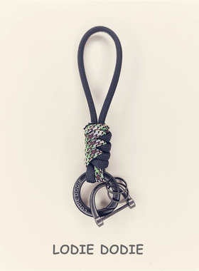 防丢简约编织汽车钥匙扣链伞绳挂饰绳锁匙扣创意车钥匙挂件高级感