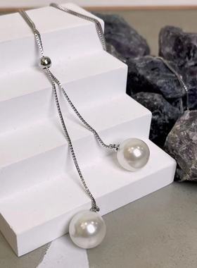 楊楊【月下瀑布2.0】简约气质百搭小众女士项链