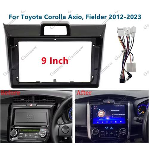 For Toyota Corolla Axio Fielder导航面框架面板中控改装外框