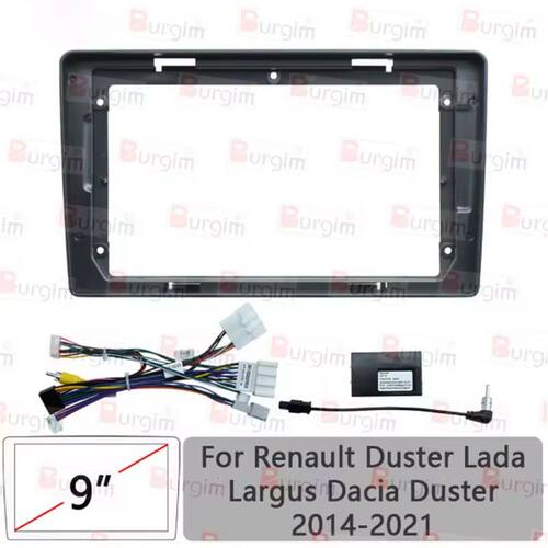 Renault Duster Lada Largus Dacia 雷诺 9寸 导航套框面框面板