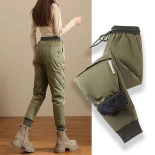 零下40度防寒极寒东北哈尔滨女士棉裤 冬季 女外穿2024新款 羽绒裤