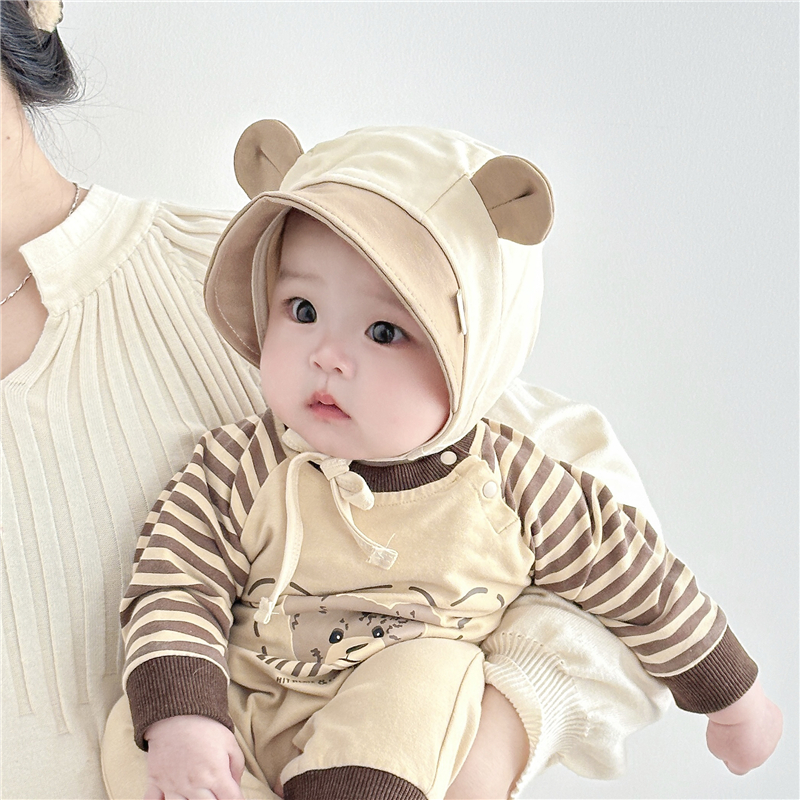 卡施琦婴儿毛绒帽加厚保暖