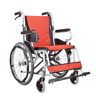 karma康扬KM2500L便携式折叠轻便铝合金老年人旅行家用手推轮椅车