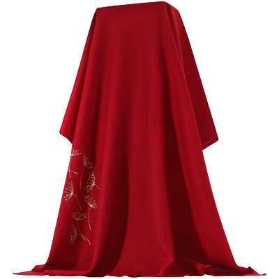 新款加密pashmina刺绣蒲公英围巾