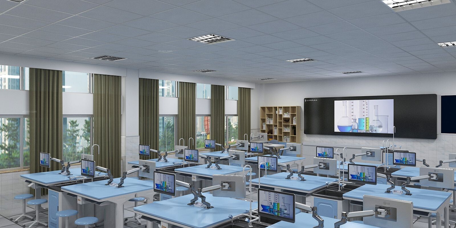 实验室整体规划设计定制生物化学医药通风研究所医院气路工程装修