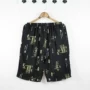 Quần pyjama cotton nhân tạo mùa hè 7 điểm quần quần cộng với quần short cotton nhà cotton cotton cotton tăng quần nam. - Quần tây quần tây nữ lưng cao