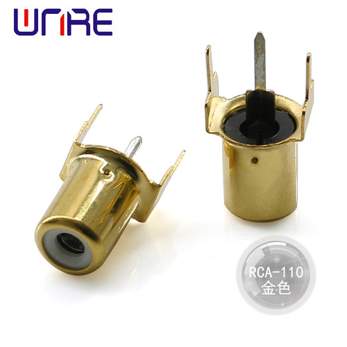 RCA-110镀金镀金莲花母座