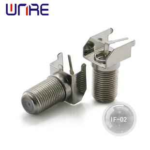 IF-02高频信号传输天线头母座IF射频插座 无线电设备机顶盒接收座