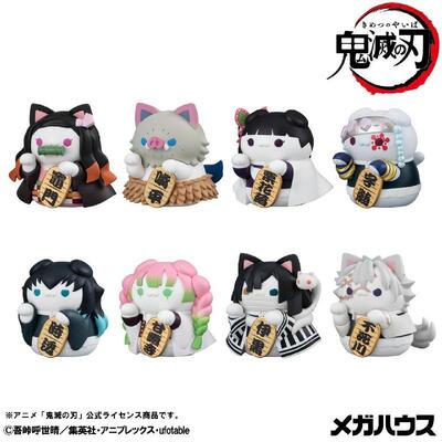 【bilibili】定金MegaHouse鬼灭之刃喵招财猫ver. 2特典版Q版手办