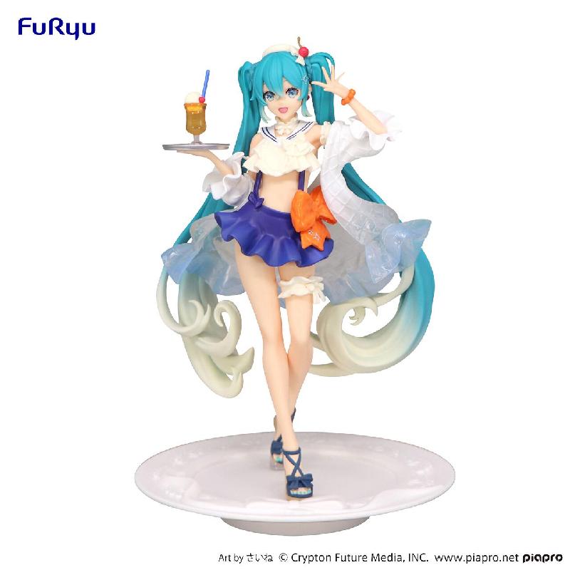 初音甜品系列果汁手办景品