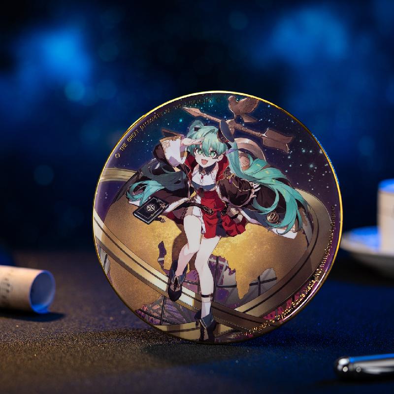 【bilibili】moeyu初音未来次元大发现徽章 折扇 亚克力色纸 挂件 模玩/动漫/周边/娃圈三坑/桌游 动漫徽章/立牌 原图主图